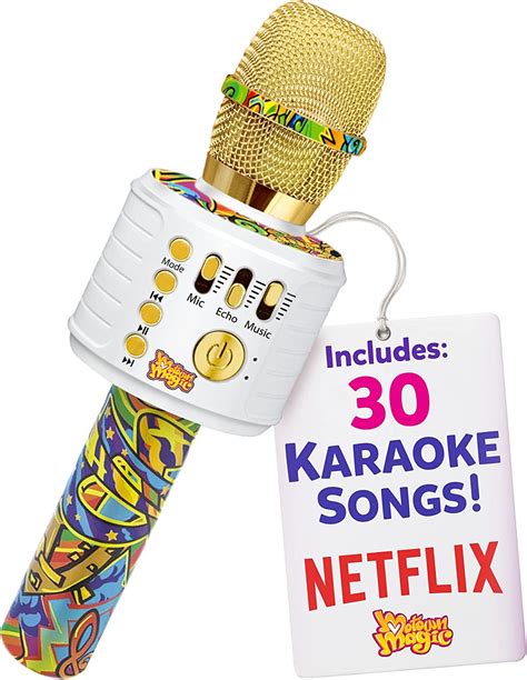 Get the Party Going with Motown Magic Bluetooth Karaoke Microphone